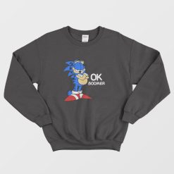 Sonic Garfield Ok Boomer Sweatshirt