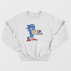 Sonic Garfield Ok Boomer Sweatshirt