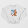 Sonic and Garfield Sweatshirt