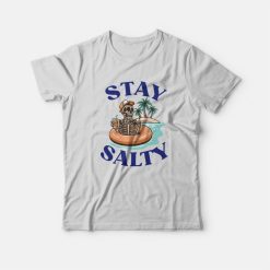 Summer Vacation Skeleton Stay Salty T-Shirt