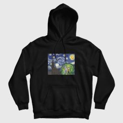 Van Gogh Rick and Morty The Starry Night Hoodie