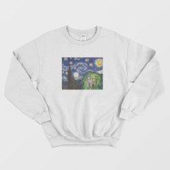 Van Gogh Rick and Morty The Starry Night Sweatshirt