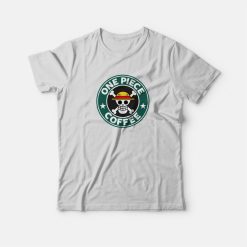 One Piece Coffee Starbucks Coffee Parody T-Shirt