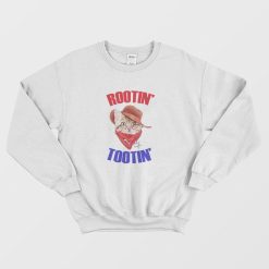 Rootin Tootin Cat Cowboy Vintage Sweatshirt