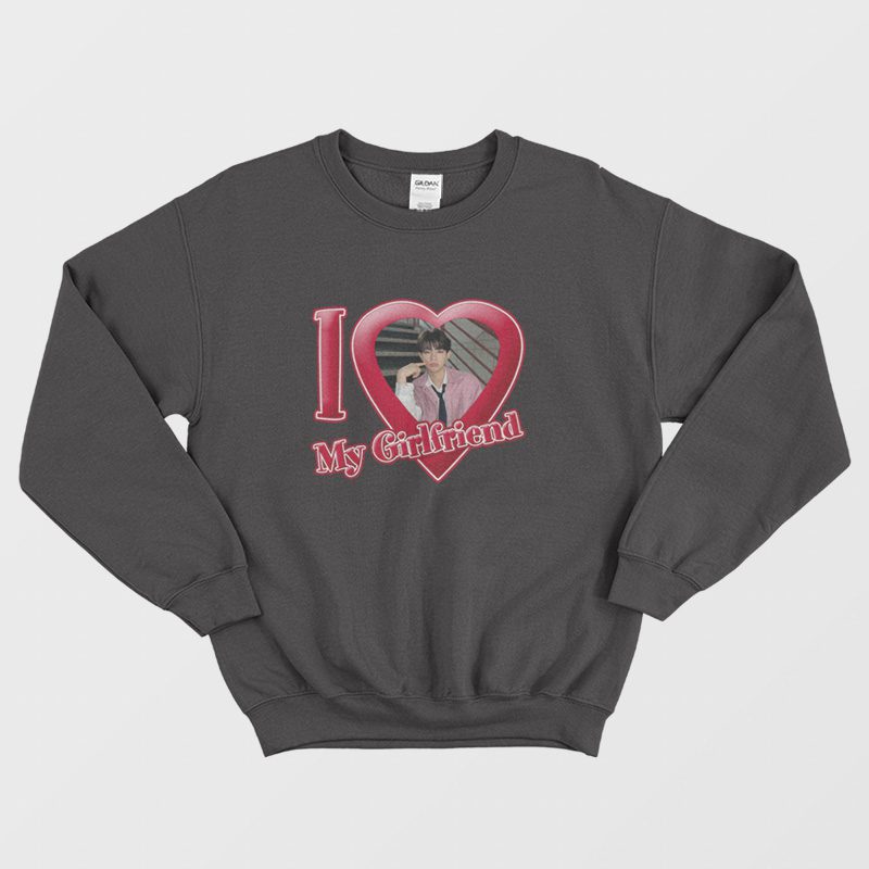 I Love My Girlfriend Graphic Hoodie Sweatshirt, Sizes S-5XL