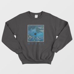 Monet Waterlily Cat Sweatshirt