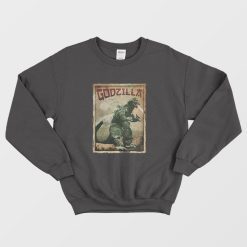 Retro Godzilla Classic Monster Sweatshirt