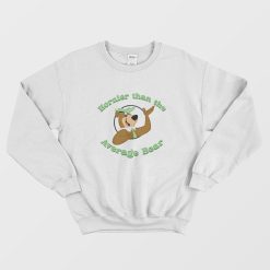 Yogi Bear Hornier Than The Average Bear Sweatshirt