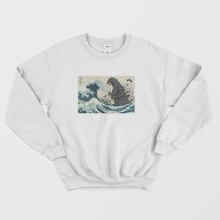 Godzilla Great Wave Sweatshirt