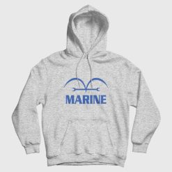 One Piece Marine Logo Hoodie