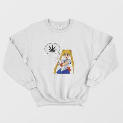 Sailor Moon Marijuana Sweatshirt