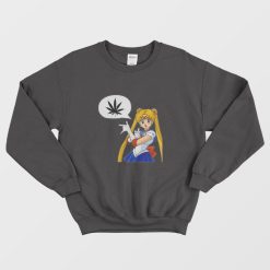 Sailor Moon Marijuana Sweatshirt