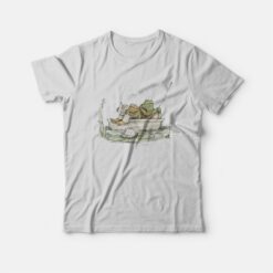 Frog and Toad Fishing 90s Vintage T-Shirt