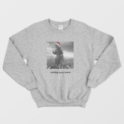 Godzilla Christmas Wishing You A Warm Sweatshirt