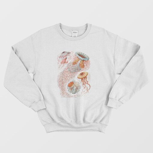 Jellyfish Marine Animals Vintage Sweatshirt
