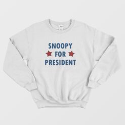 The Simpsons Snoopy For President Sweatshirt