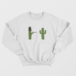 Cactus Stick'em Up Gun Last Man on Earth Sweatshirt