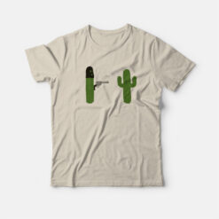 Cactus Stick'em Up Gun Last Man on Earth T-Shirt