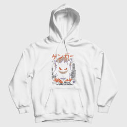 Gengar Dark Ghost Kaiju Japanese Anime Hoodie