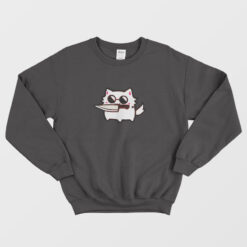 Gojo Cat Knife Sweatshirt
