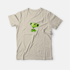 Peashooter Plant vs Zombie T-Shirt