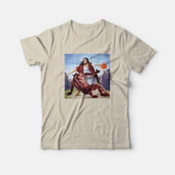 Jesus dunking on Satan T-Shirt