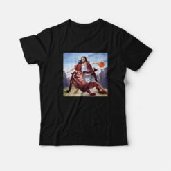 Jesus dunking on Satan T-Shirt