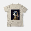 Cat with a Pearl Earring T-Shirt