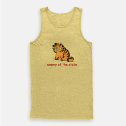 Enemy Of The State Garfield Tank Top