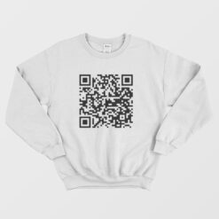 Fuck You QR Code Funny Sweatshirt
