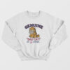 Garfield Genuine Bad Cat It's All Attitude 90s Vintage Sweatshirt