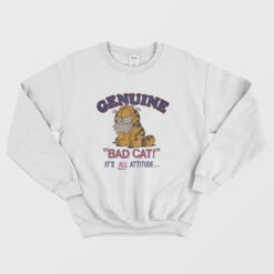 Garfield Genuine Bad Cat It's All Attitude 90s Vintage Sweatshirt