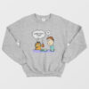 Garfield Lobotomy Time Vintage Sweatshirt