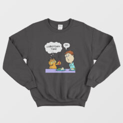 Garfield Lobotomy Time Vintage Sweatshirt