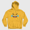Joy Laughing With Tears Emoji Funny Hoodie