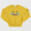 Joy Laughing With Tears Emoji Funny Sweatshirt