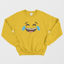Joy Laughing With Tears Emoji Funny Sweatshirt
