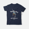Peace Out Keep On Rollin Skeleton T-Shirt