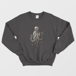 Squid with Diving Helmet Sweatshirt