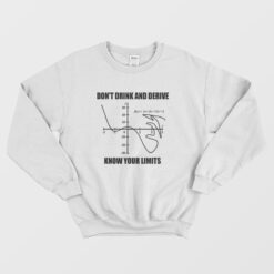 Don't Drink and Derive Know Your Limits Sweatshirt