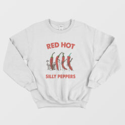 Red Hot Silly Peppers Vintage Funny Sweatshirt